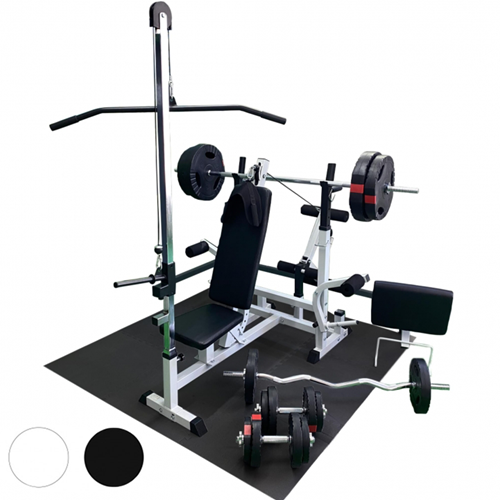 Multigym TRIGRIP White 100kg - Viktpaket