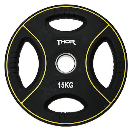 Thor Fitness Svart Viktskiva Polyrethan - 15kg