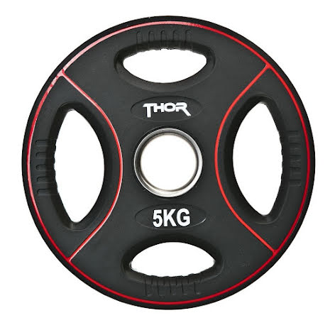 Thor Fitness Svart Viktskiva Polyrethan - 5kg