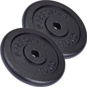 Viktskivor ScSPORTS Gjutjärn - 2x10kg