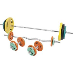 Skivstång Curlstång Hantlar Trigrip S - 108kg