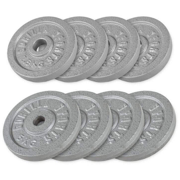 Viktskivor IRON Silver - 4x5kg 4x2