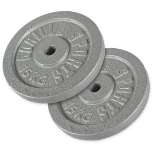 Viktskivor IRON Silver - 2x15kg