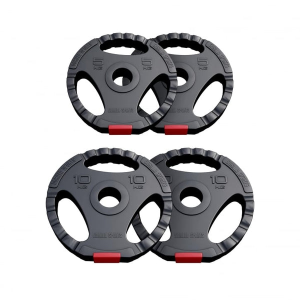 Viktskivor PRO 51mm Trigrip - 2x5-2x10kg